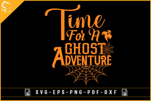 Halloween Time for a Ghost Adventure Graphics in Crafts