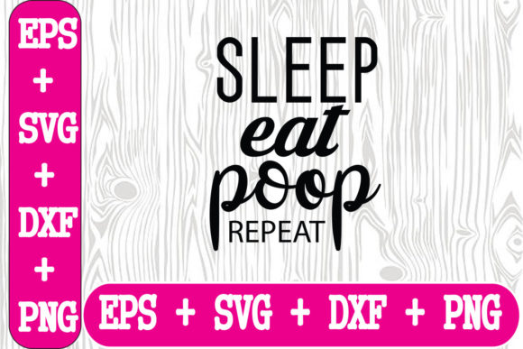 Sleep, Eat, Poop, Repeat: A Graphic Design Asset Review for Crafts